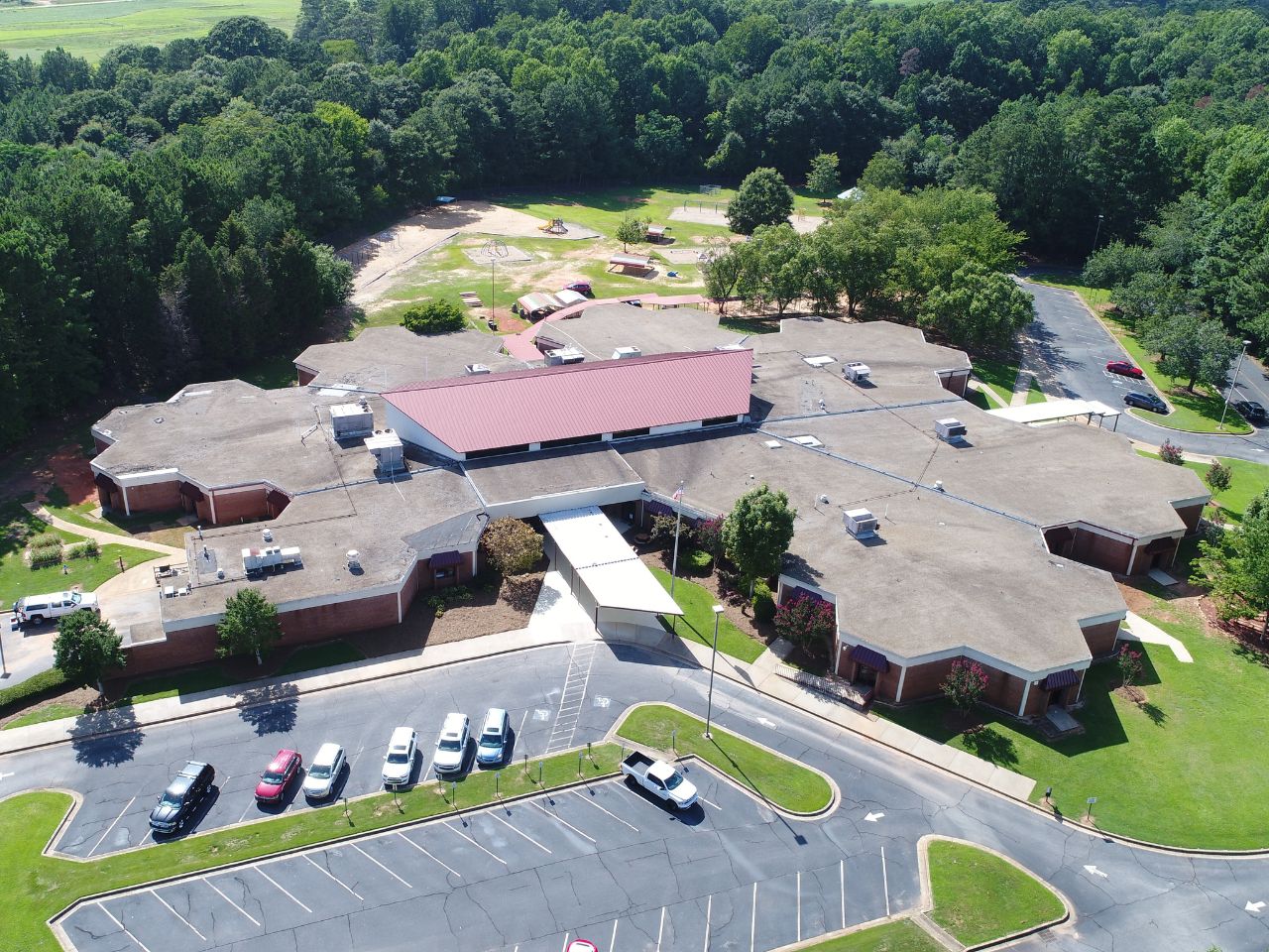 Oconee Primary & Elementary aerial